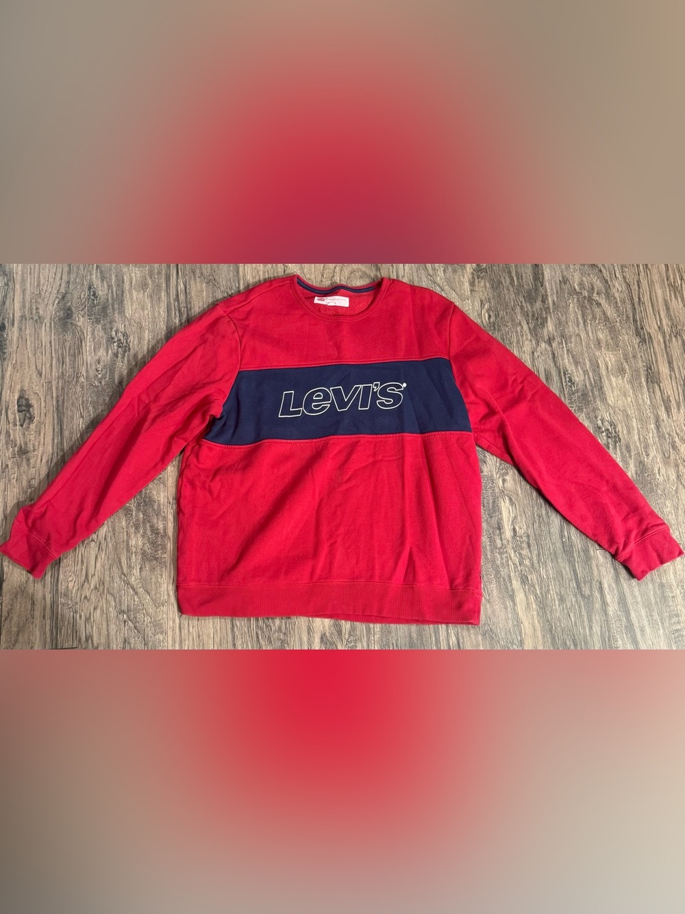 Levi’s Red Crewneck Sweater